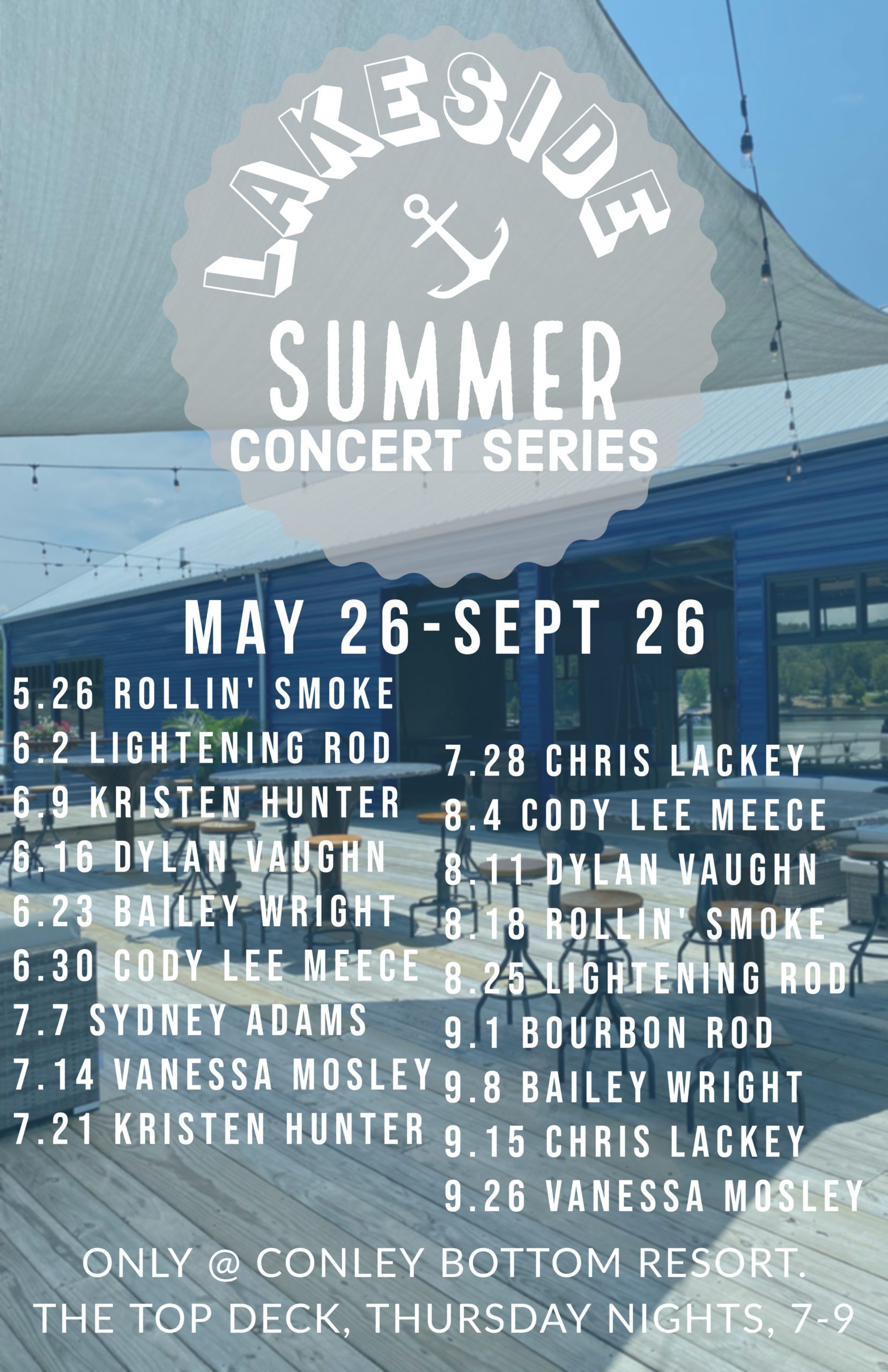 Get ready for the second annual Lakeside Summer Series!
